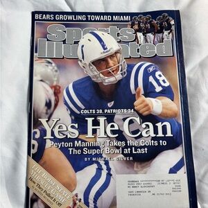 Sports Illustrated magazine from January 29, 2007 Colts Vs Patriots “yes He Can”